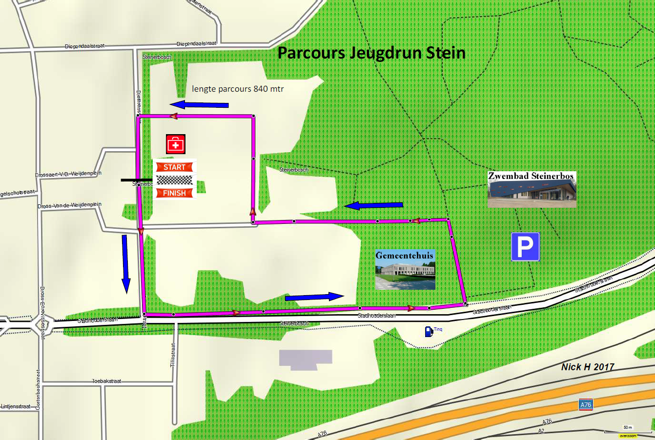 parcours jeugdrun